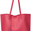 Women S Soft Faux Leather Tote Shoulder Bag from Dreubea, Big Capacity Tassel Handbag