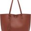 Women S Soft Faux Leather Tote Shoulder Bag from Dreubea, Big Capacity Tassel Handbag