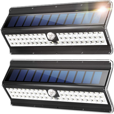 2 Pack 56 LED Solar Motion Sensor Outdoor Light