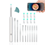 11 Pcs Wireless Earpick, Ear Wax Removal Kit with Camera 1296P HD with 6 LED Lights & Silicone Soft Ear Tips 
