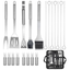 21 Pcs BBQ Set of Grill Tools with Storage Bag 