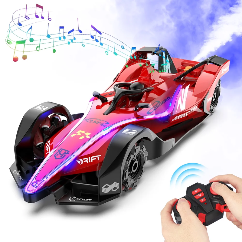 Formula Remote 1:12 Scale 4X4 Formula Remote Control Car - All-Terrain Toy with Recha ...