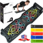 Foldable Push Up Board for Men & Women with Accessories for Home Workouts