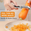 Vegetable Peeler for Kitchen, Durable Non-Slip Handle