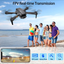 FPV Foldable RC Quadcopter Drone Camera - Electrically Adjustable 1080P HD Camera Drone