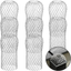 Multi-Pack Gutter Downspout Guard - 3.5 Inch Adjustable Aluminum Leaf Filter