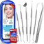 6 Piece Dental Oral Hygiene Cleaning Tool Kit - Stainless Steel