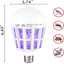 2 Pack Bug Zapper Light Bulbs - UV LED