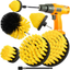 6pcs Drill Brush Attachment Set, 5pcs Scrubber Brushes with 1pcs Extend Long Attachment