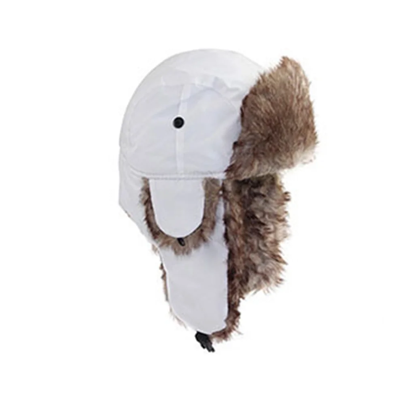 Unisex Faux Fur Hat with Ear Flaps