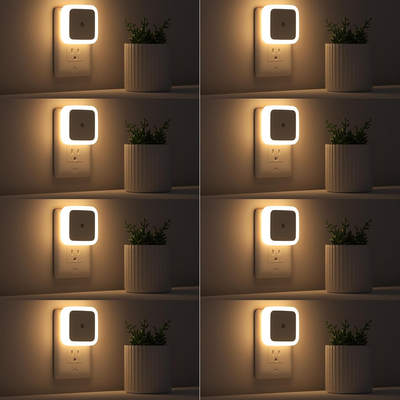 8 Pack Plug in Night Lights, Dusk to Dawn