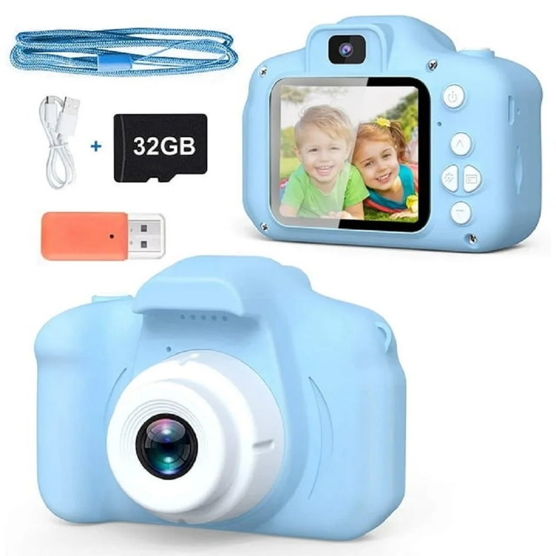 Kids Digital Camera 1080P HD 20MP with 32GB SD Card