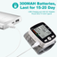 Rechargeable Wrist Blood Pressure Monitor with Voice Broadcast and 180 Memory for Dual Users