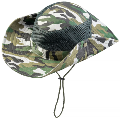 Wide Brim Breathable Sun Cap Boonie Bucket Hat