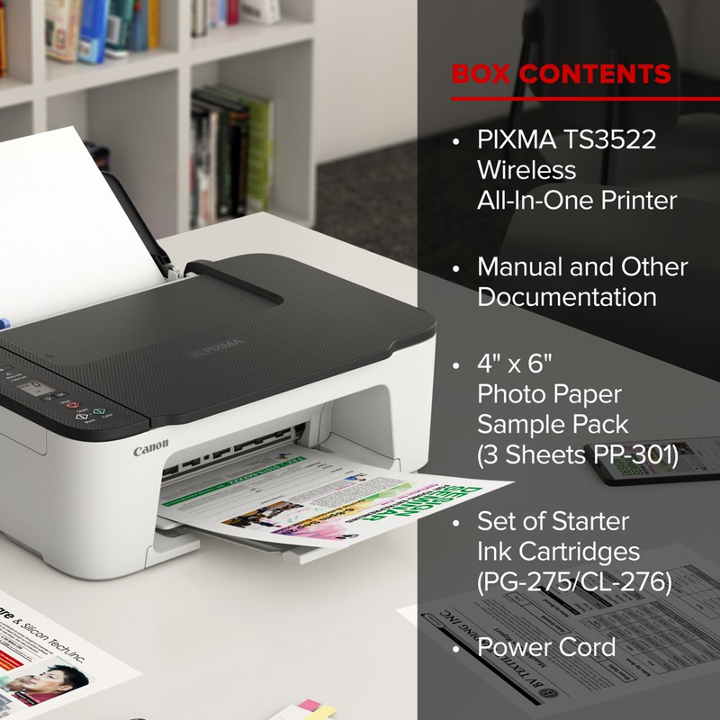 Canon Pixma TS3522 - Wireless All-In-One Printer