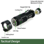 3 Pack LED 3 Light Modes & Adjustable Zoom Flashlights