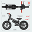 150W Electric Bike for Kids - Balance Bike - 12" Pneumatic Tires with Dual Brake, 3 Speed Modes