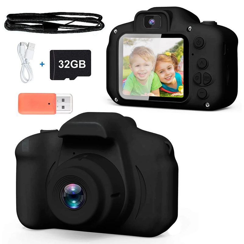 Kids Digital Camera 1080P HD 20MP with 32GB SD Card