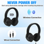  Wireless Over-Ear Bluetooth Headphones, Noise Cancelling with Microphone, Hi-Res Audio, Deep Bass, Memory Foam Ear Cups & Quick Charge