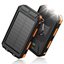 20000 mAh Portable Solar Charger for Iphone and Android - Dual 5V USB Ports