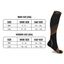 6 Pairs - Copper Compression Socks - Knee High for Running, Athletics, Travel and More