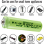 AA Solar Light Batteries - Rechargeable NIMH 600mAh 1.2V for Garden Lawn Landscaping Solar Lamps