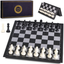 10 Inches Magnetic Travel Chess Set with Folding Chess Board 