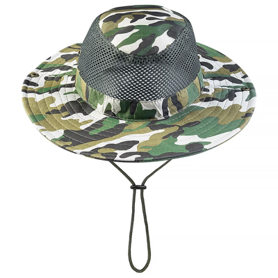 Wide Brim Breathable Sun Cap Boonie Bucket Hat