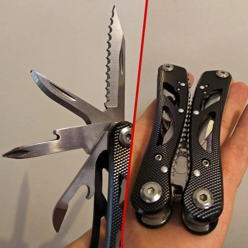 Multi-Purpose Pocket Multitool for Survival, Camping, Hunting, Fishing and Hiking