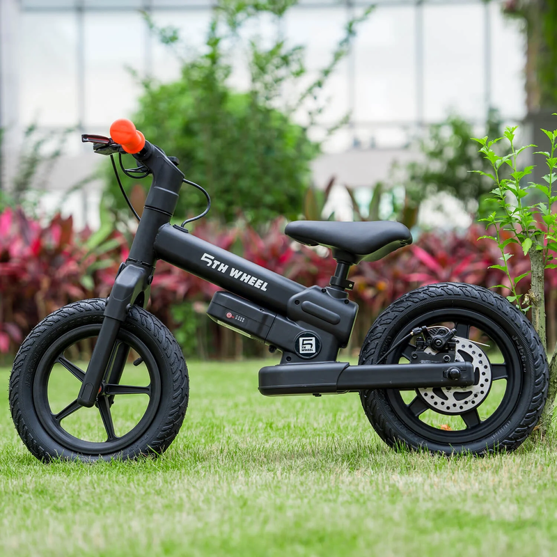 150W Electric Bike for Kids - Balance Bike - 12" Pneumatic Tires with Dual Brake, 3 Speed Modes