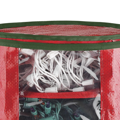 Set of 2 Christmas Light Nylon Storage Bags