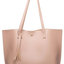 Women S Soft Faux Leather Tote Shoulder Bag from Dreubea, Big Capacity Tassel Handbag