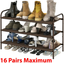 3 or 4 Tier Shoe Rack Storage Organizer 