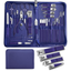 30 Piece Stainless Steel Professional Grooming Kit for Nail Care with Travel Case