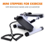 Mini Stair Stepper with Resistance Bands & LCD Monitor