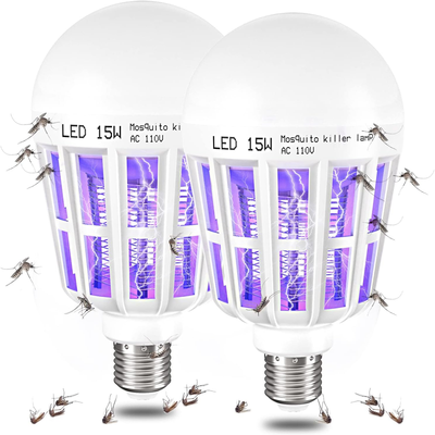 2 Pack Bug Zapper Light Bulbs - UV LED