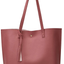 Women S Soft Faux Leather Tote Shoulder Bag from Dreubea, Big Capacity Tassel Handbag