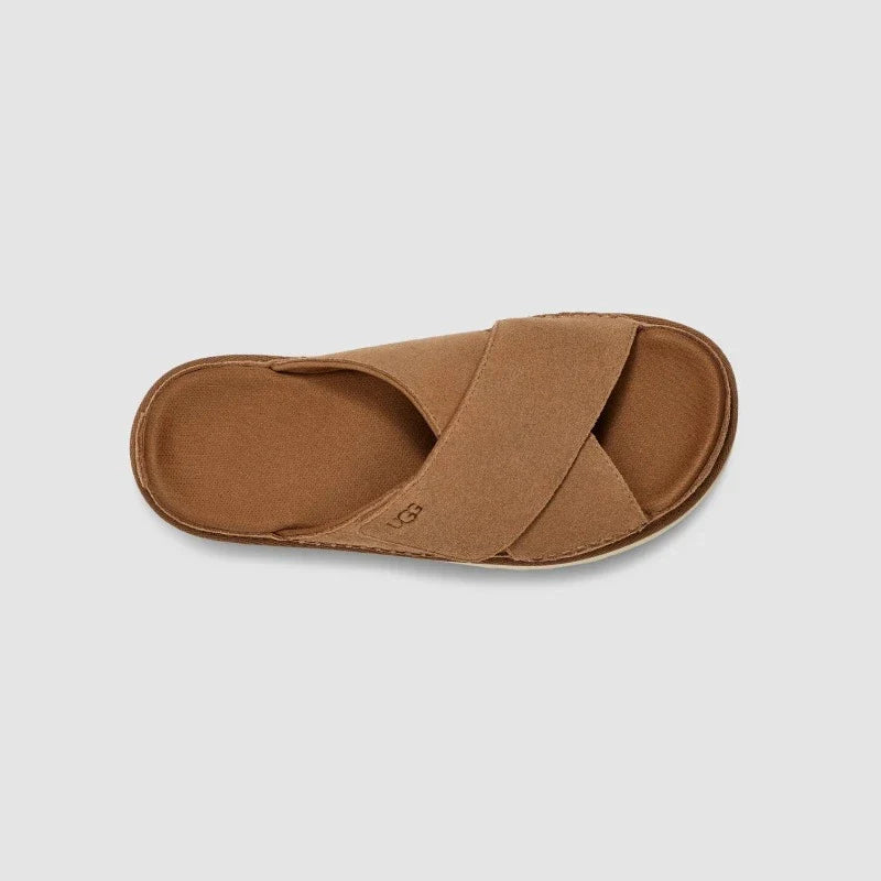 UGG Goldenstar Cross Slide Chestnut - Open Box