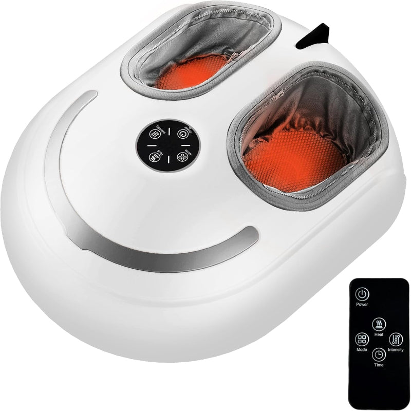 Shiatsu Foot Massager with Remote Deep Kneading Relief & Heat 