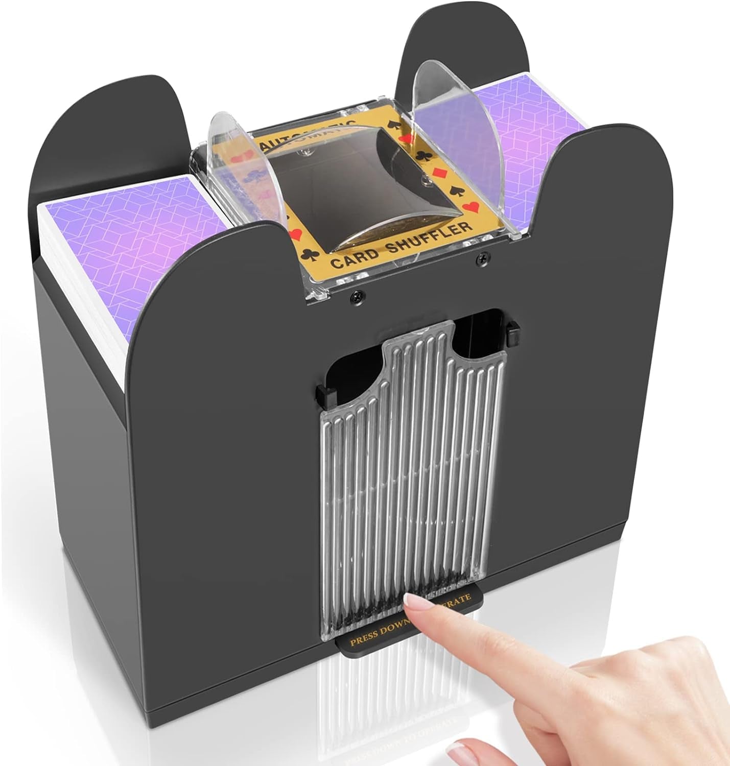 Battery-Operated Electric Card Shuffler