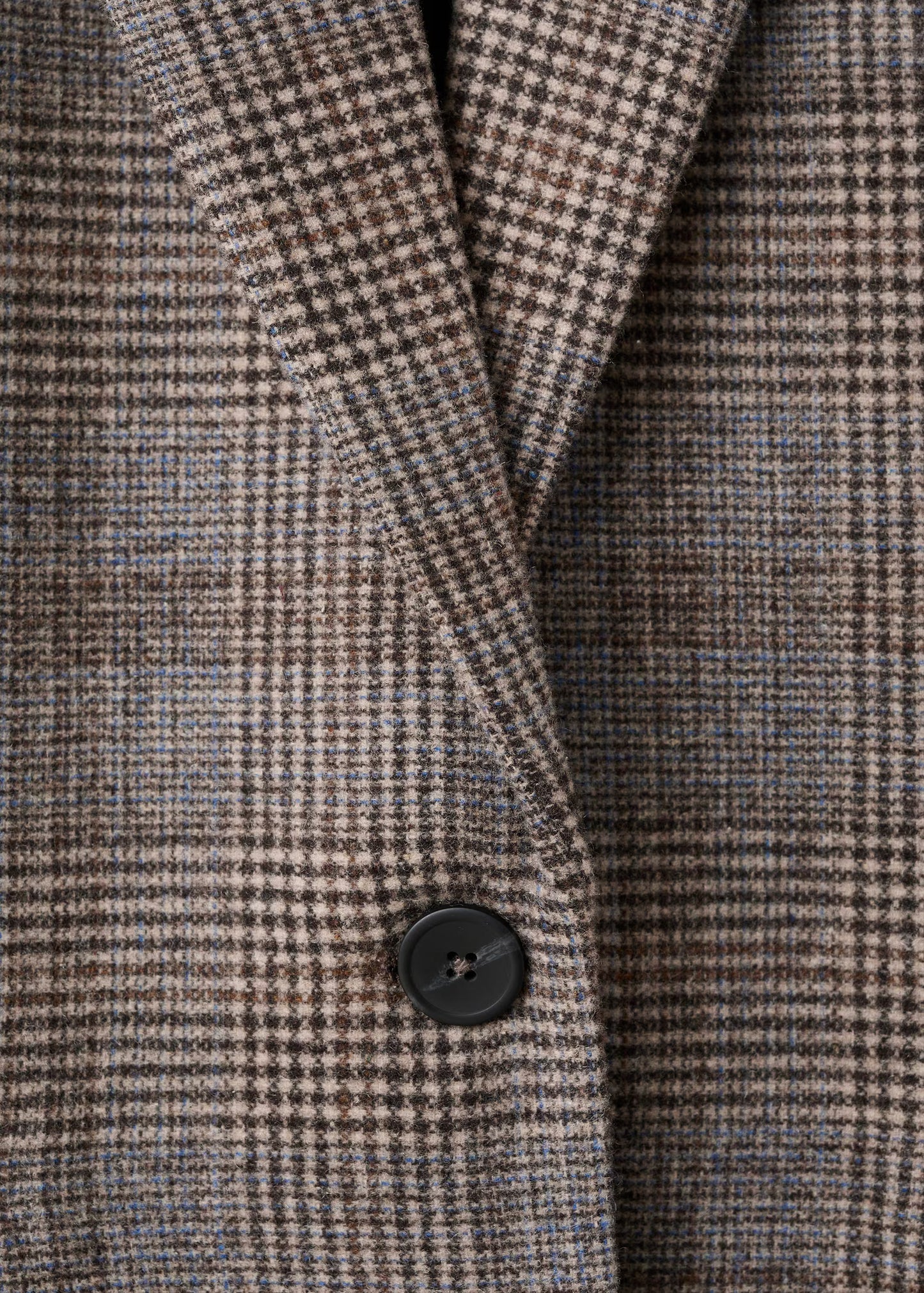 MANGO wool check blazer - Size Large