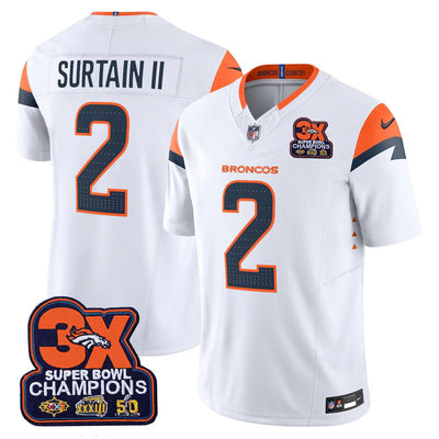 Men's Denver Broncos Patrick Surtain II Nike 2025 Mile High Collection Jersey