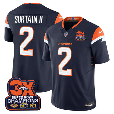 Men's Denver Broncos Patrick Surtain II Nike 2025 Mile High Collection Jersey