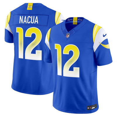 Men's LA Rams Puka Nacua 2025 Rivalries Vapor Limited Jersey