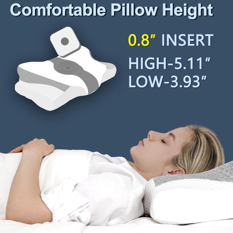 Adjustable Cervical Memory Foam Pillow for Neck Pain Relief