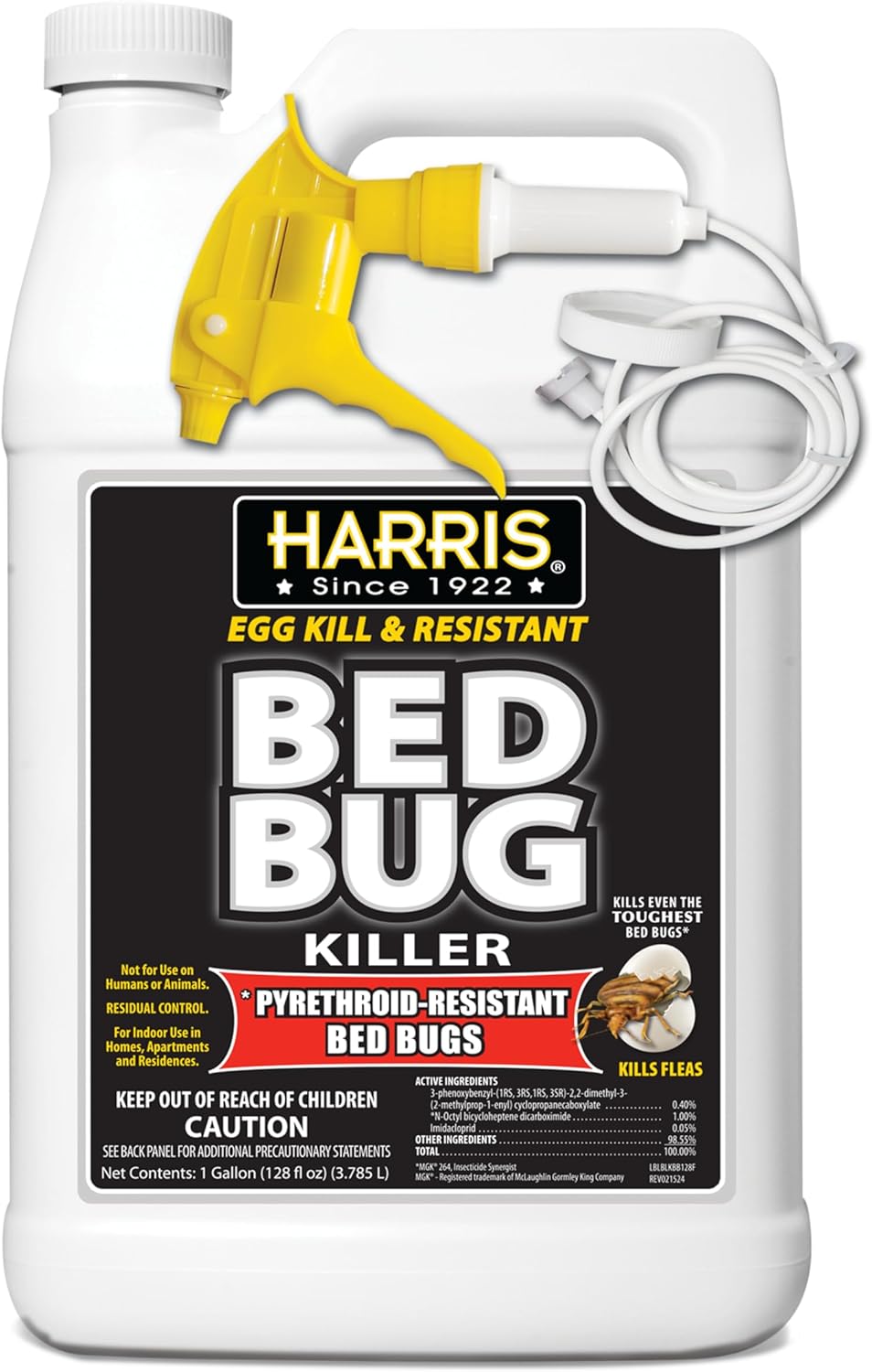 Harris Bed Bug Killer – Professional Bed Bug &amp; Flea Killer (1 Gallon)