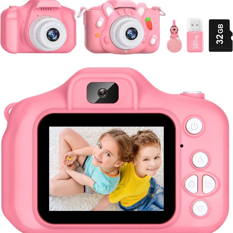 Digital Camera for Kids with 1080P Video Recorder with 32GB SD