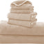 6 Pack Ultra Soft Microfiber Towel Set- 2 Bath Towels, 2 Hand Towels, 2 Washcloths