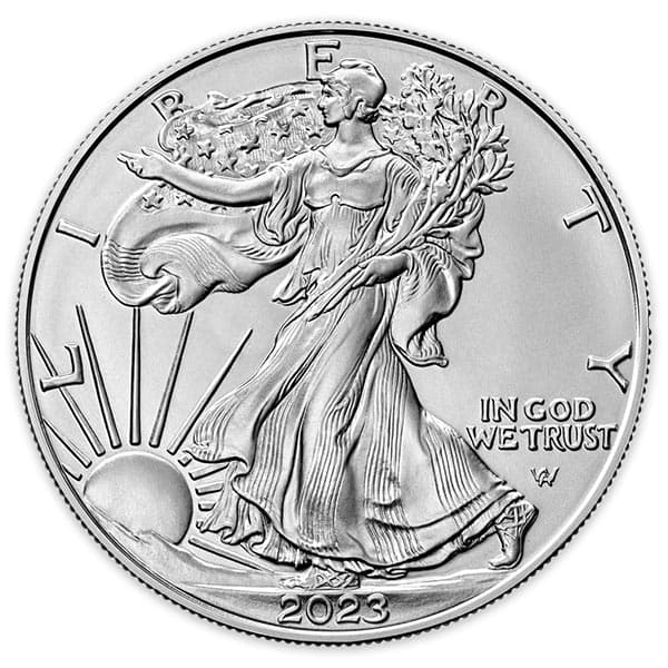 Silver 2023 American Eagle 1 oz. Fine Silver .999 US Mint Silver Eagle 1oz $1 Coin