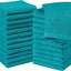 12 Pack Cotton Washcloths Set - 100% Ring Spun Cotton, Premium Quality Flannel Face Cloths